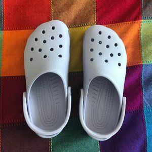 Lavender crocs, never worn